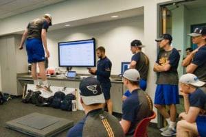 St. Louis Blues training at development camp at Maryville University